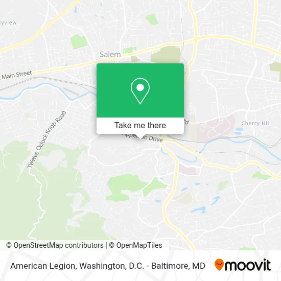 American Legion map
