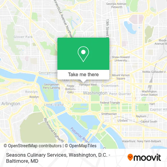 Seasons Culinary Services map