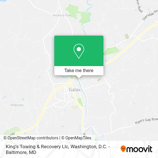 King's Towing & Recovery Llc map