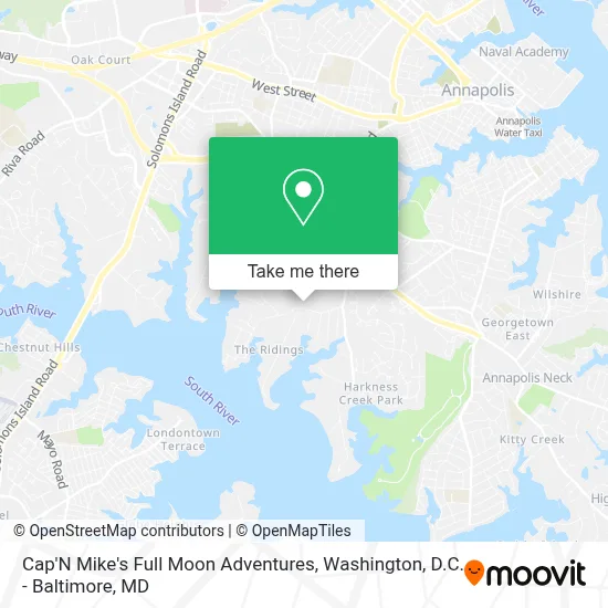 Cap'N Mike's Full Moon Adventures map
