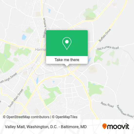 Valley Mall map