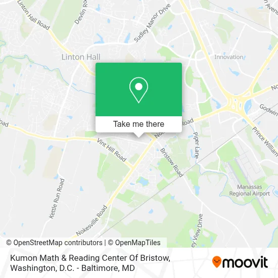 Kumon Math & Reading Center Of Bristow map