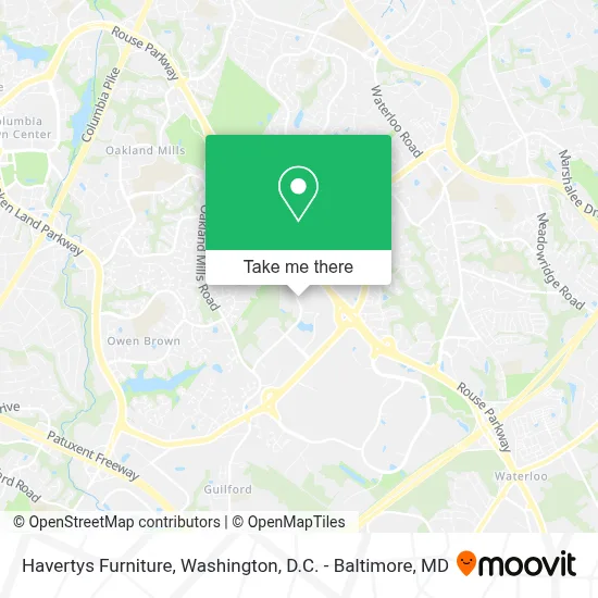 Havertys Furniture map