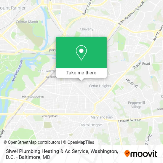 Siwel Plumbing Heating & Ac Service map