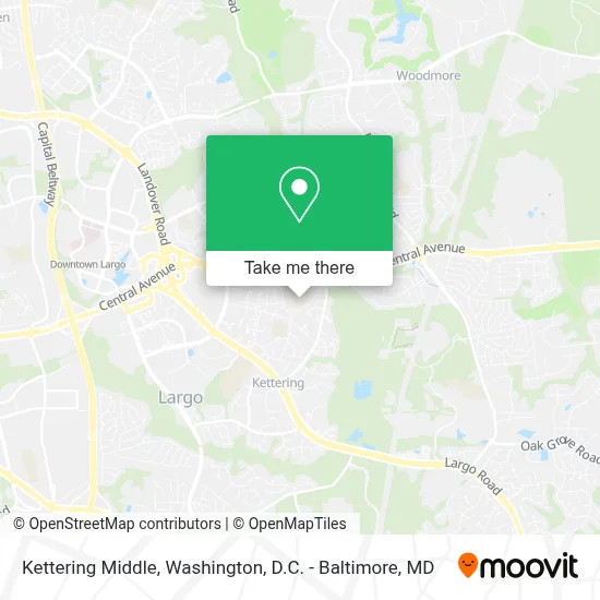 Kettering Middle map