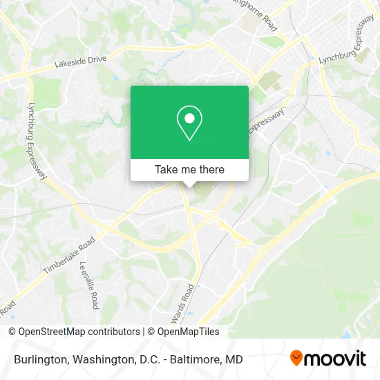 Burlington map