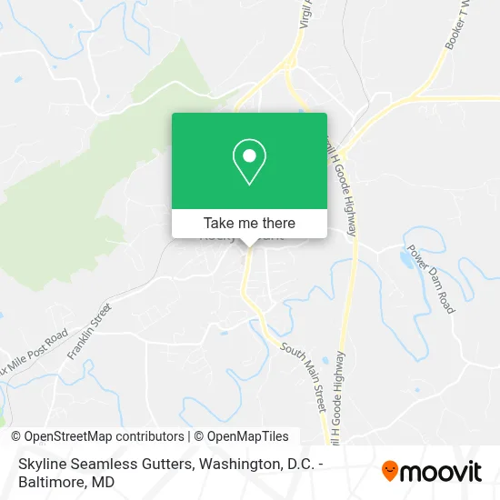 Skyline Seamless Gutters map