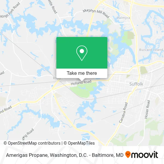 Amerigas Propane map