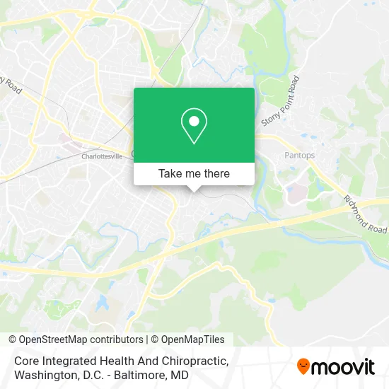 Core Integrated Health And Chiropractic map