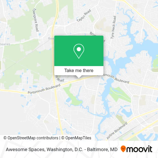 Awesome Spaces map