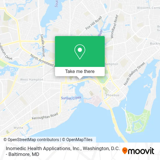 Inomedic Health Applications, Inc. map