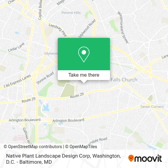 Native Plant Landscape Design Corp map