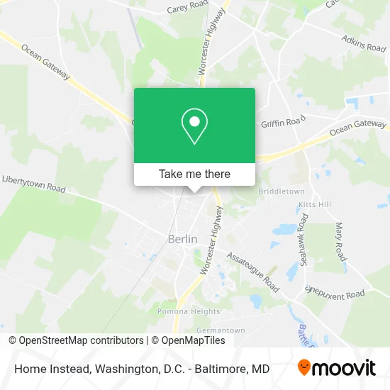 Home Instead map