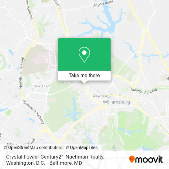 Crystal Fowler Century21 Nachman Realty map