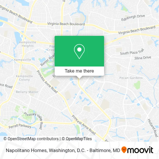 Napolitano Homes map