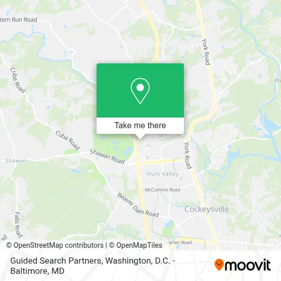Guided Search Partners map