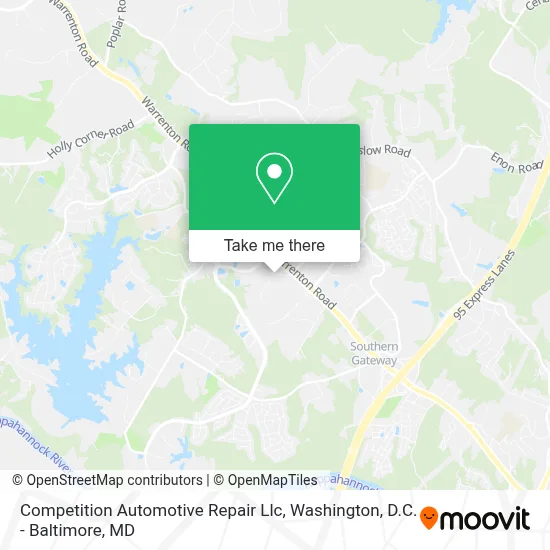 Competition Automotive Repair Llc map