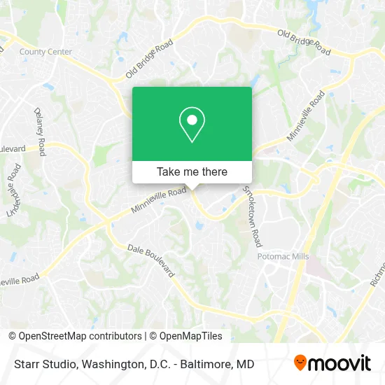 Starr Studio map