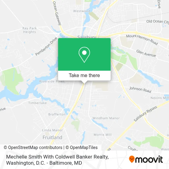 Mechelle Smith With Coldwell Banker Realty map