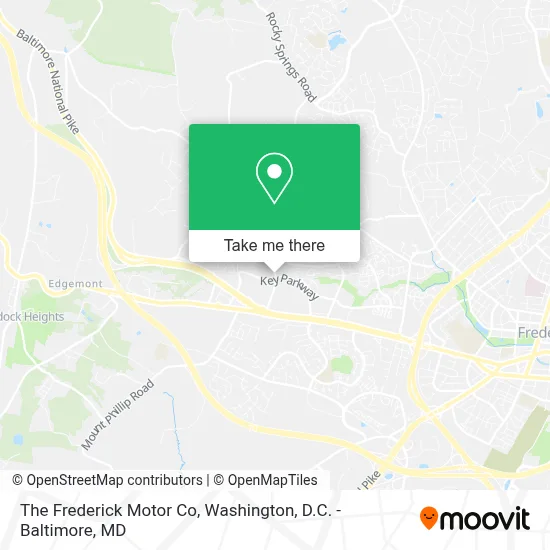 The Frederick Motor Co map
