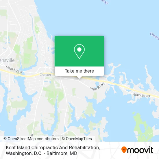 Kent Island Chiropractic And Rehabilitation map