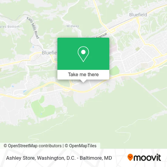 Ashley Store map