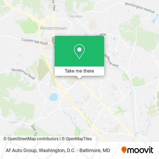 Af Auto Group map