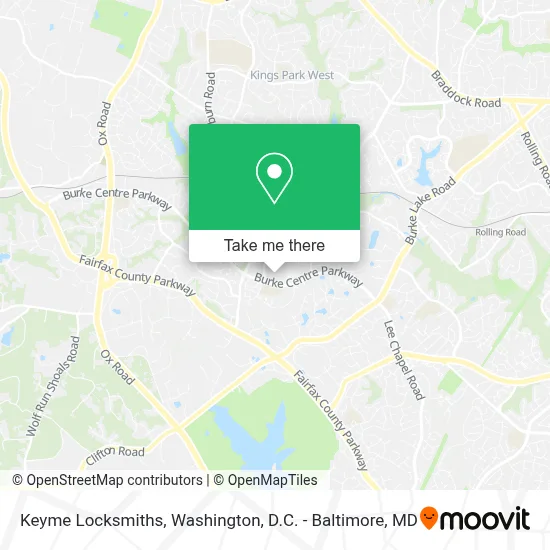 Keyme Locksmiths map