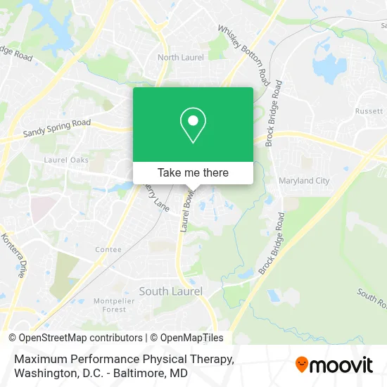 Maximum Performance Physical Therapy map