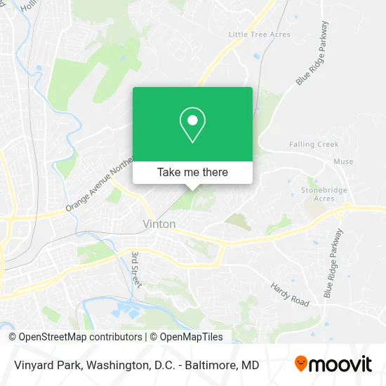 Vinyard Park map