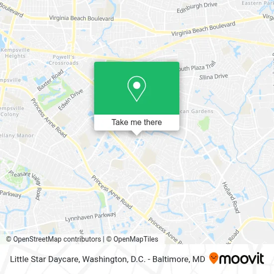 Little Star Daycare map