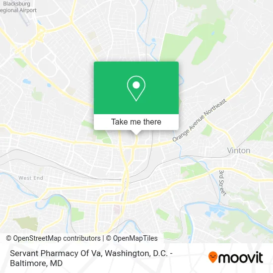 Servant Pharmacy Of Va map
