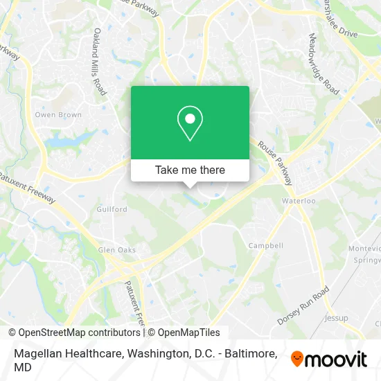 Magellan Healthcare map
