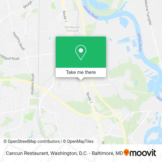 Cancun Restaurant map