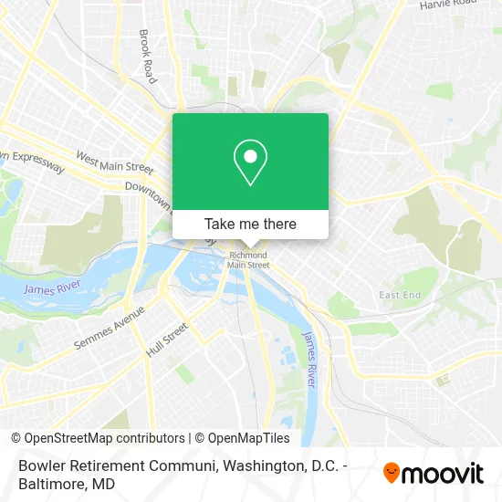 Bowler Retirement Communi map