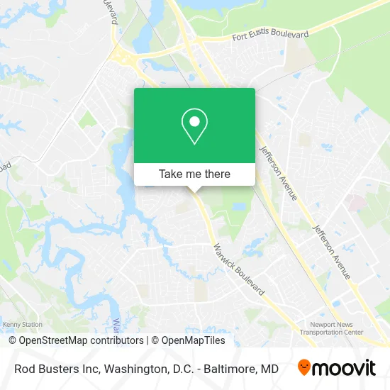 Rod Busters Inc map