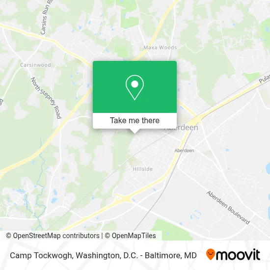 Camp Tockwogh map