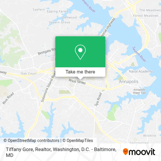Tiffany Gore, Realtor map