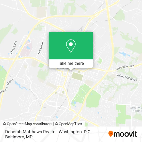 Deborah Matthews Realtor map