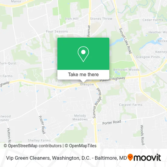 Vip Green Cleaners map
