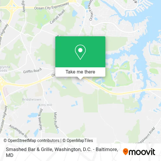 Smashed Bar & Grille map