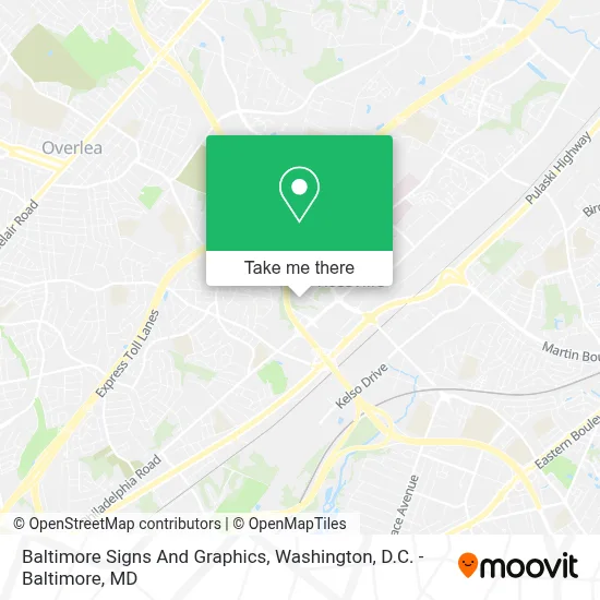 Baltimore Signs And Graphics map