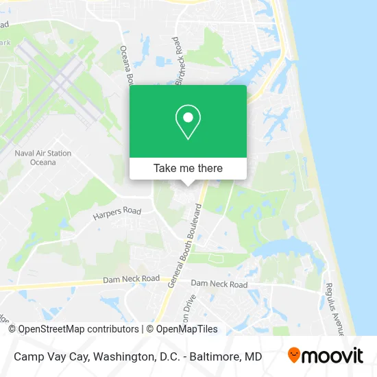 Camp Vay Cay map