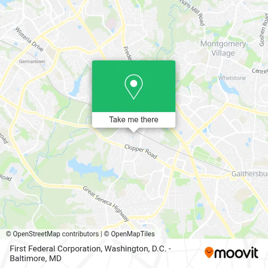 First Federal Corporation map