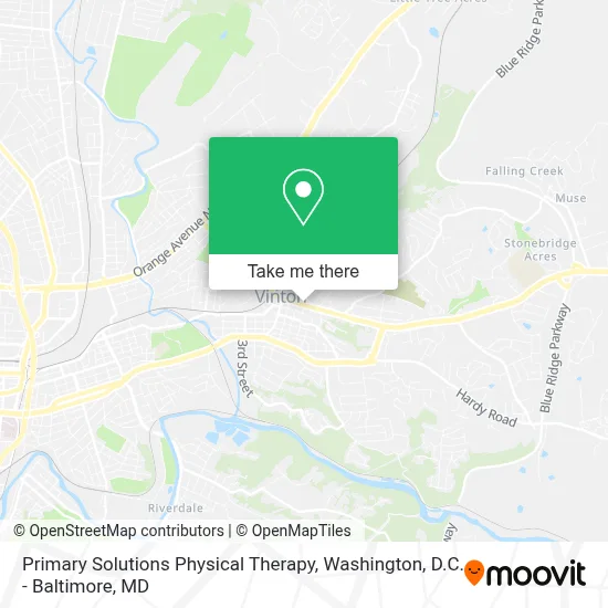 Primary Solutions Physical Therapy map