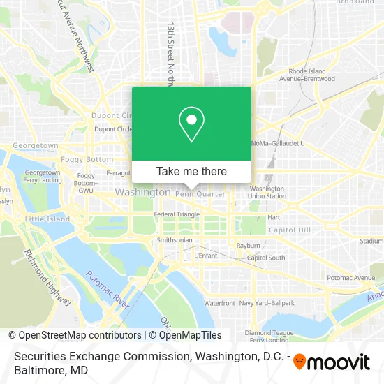 Securities Exchange Commission map