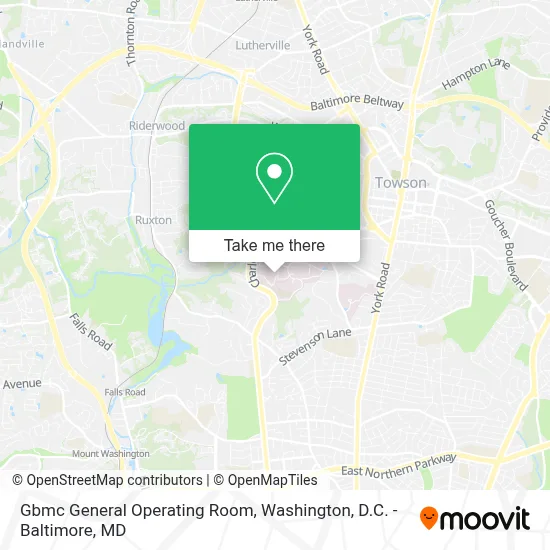 Gbmc General Operating Room map