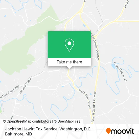 Jackson Hewitt Tax Service map