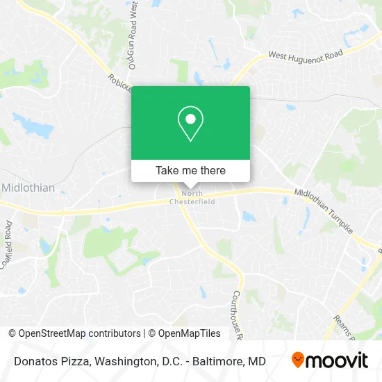 Donatos Pizza map