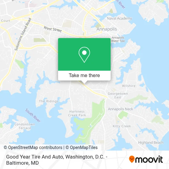 Good Year Tire And Auto map